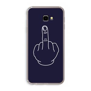 CaseCompany F**k U: Samsung Galaxy J4 Plus Transparant Hoesje