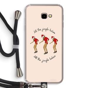 CaseCompany Jingle Ladies: Samsung Galaxy J4 Plus Transparant Hoesje met koord