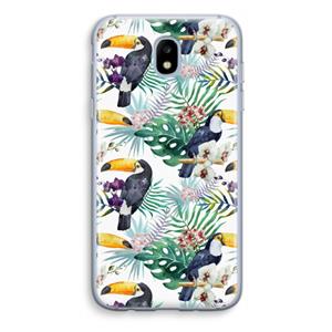CaseCompany Tukans: Samsung Galaxy J5 (2017) Transparant Hoesje
