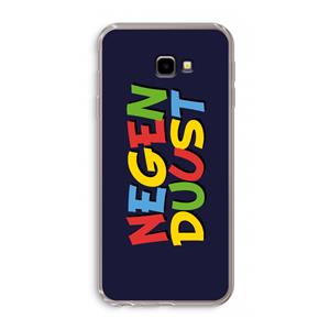 CaseCompany 90's One: Samsung Galaxy J4 Plus Transparant Hoesje