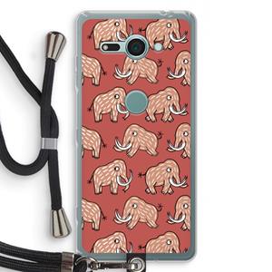 CaseCompany Mammoet: Sony Xperia XZ2 Compact Transparant Hoesje met koord