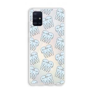 CaseCompany Octopussen: Galaxy A51 4G Transparant Hoesje