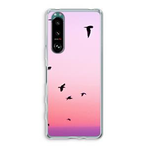 CaseCompany Fly away: Sony Xperia 5 III Transparant Hoesje