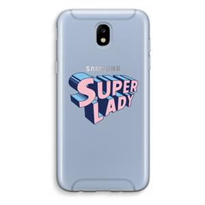 CaseCompany Superlady: Samsung Galaxy J5 (2017) Transparant Hoesje