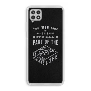 CaseCompany Life: Samsung Galaxy A22 4G Transparant Hoesje