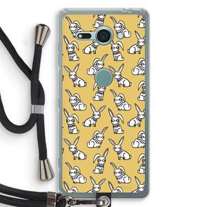CaseCompany Haas: Sony Xperia XZ2 Compact Transparant Hoesje met koord