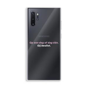 CaseCompany gij beslist: Samsung Galaxy Note 10 Plus Transparant Hoesje