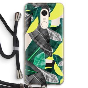 CaseCompany Fantasie jungle: Xiaomi Redmi 5 Transparant Hoesje met koord
