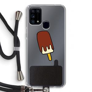 CaseCompany Frisco: Samsung Galaxy M31 Transparant Hoesje met koord