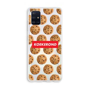 CaseCompany Koekerond: Galaxy A51 4G Transparant Hoesje