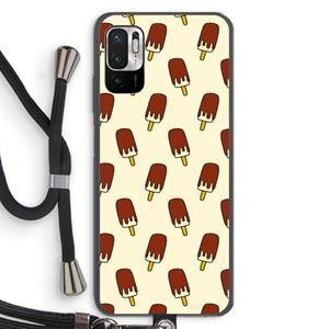 CaseCompany Yummy: Xiaomi Redmi Note 10 5G Transparant Hoesje met koord