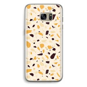 CaseCompany Terrazzo N°13: Samsung Galaxy S7 Edge Transparant Hoesje