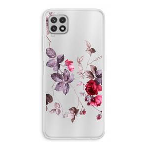 CaseCompany Mooie bloemen: Samsung Galaxy A22 4G Transparant Hoesje