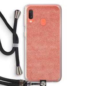 CaseCompany Marrakech Walls: Samsung Galaxy A20e Transparant Hoesje met koord