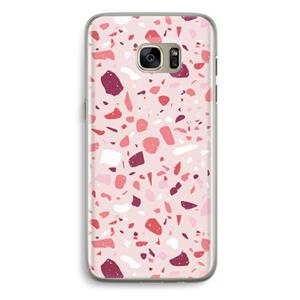 CaseCompany Terrazzo N°15: Samsung Galaxy S7 Edge Transparant Hoesje