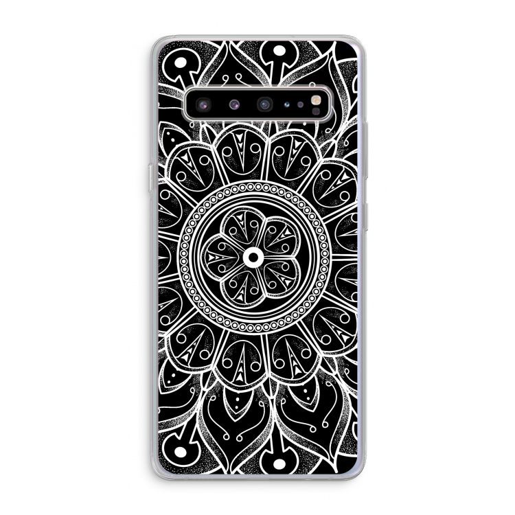 CaseCompany Roses Are Red: Samsung Galaxy S10 5G Transparant Hoesje