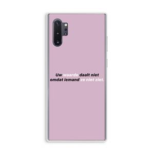 CaseCompany uw waarde daalt niet: Samsung Galaxy Note 10 Plus Transparant Hoesje