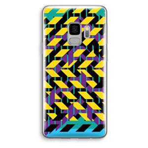 CaseCompany Skew Bee 3: Samsung Galaxy S9 Transparant Hoesje