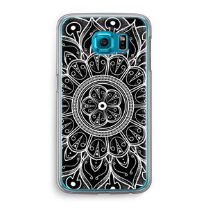 CaseCompany Roses Are Red: Samsung Galaxy S6 Transparant Hoesje
