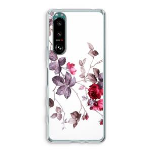 CaseCompany Mooie bloemen: Sony Xperia 5 III Transparant Hoesje