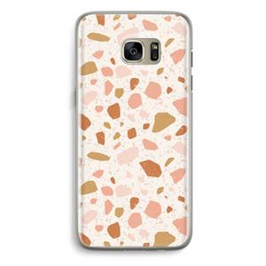 CaseCompany Terrazzo N°18: Samsung Galaxy S7 Edge Transparant Hoesje