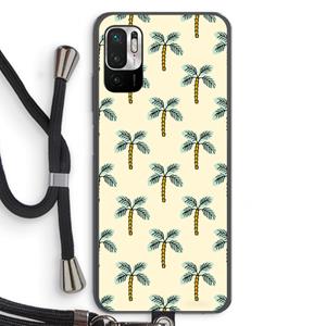 CaseCompany Paradise: Xiaomi Redmi Note 10 5G Transparant Hoesje met koord
