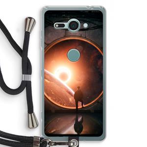 CaseCompany Ephemeral: Sony Xperia XZ2 Compact Transparant Hoesje met koord