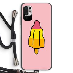 CaseCompany Raketijsje: Xiaomi Redmi Note 10 5G Transparant Hoesje met koord