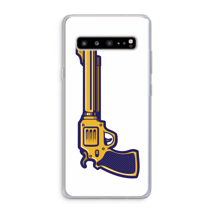 CaseCompany Pew Pew Pew: Samsung Galaxy S10 5G Transparant Hoesje