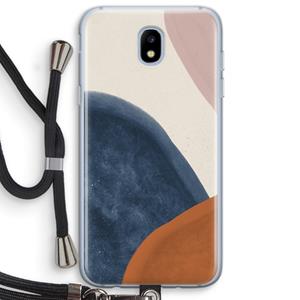 CaseCompany Geo #1: Samsung Galaxy J5 (2017) Transparant Hoesje met koord