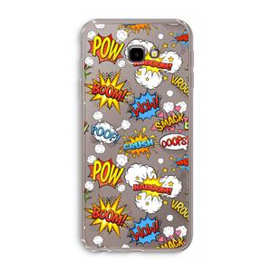 CaseCompany Pow Smack: Samsung Galaxy J4 Plus Transparant Hoesje