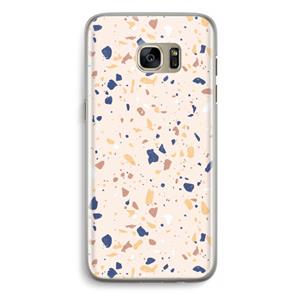 CaseCompany Terrazzo N°23: Samsung Galaxy S7 Edge Transparant Hoesje