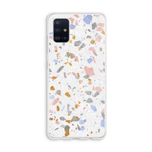 CaseCompany Terrazzo N°8: Galaxy A51 4G Transparant Hoesje