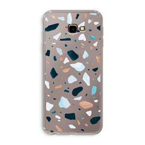 CaseCompany Terrazzo N°13: Samsung Galaxy J4 Plus Transparant Hoesje