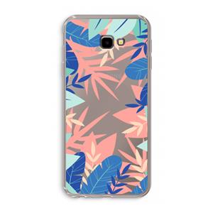 CaseCompany Tropisch: Samsung Galaxy J4 Plus Transparant Hoesje