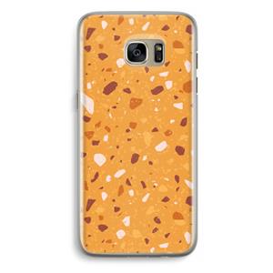 CaseCompany Terrazzo N°24: Samsung Galaxy S7 Edge Transparant Hoesje