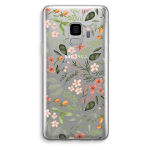 CaseCompany Sweet little flowers: Samsung Galaxy S9 Transparant Hoesje