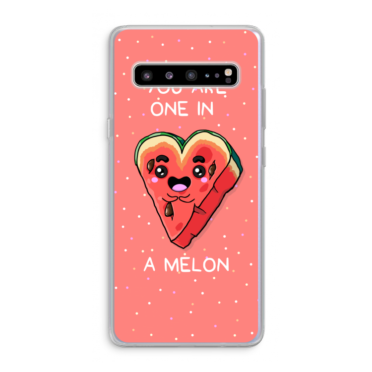 CaseCompany One In A Melon: Samsung Galaxy S10 5G Transparant Hoesje