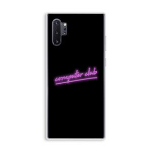CaseCompany Vice Black: Samsung Galaxy Note 10 Plus Transparant Hoesje