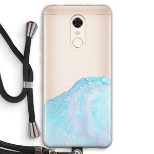 CaseCompany Fantasie pastel: Xiaomi Redmi 5 Transparant Hoesje met koord