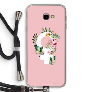CaseCompany Venus: Samsung Galaxy J4 Plus Transparant Hoesje met koord