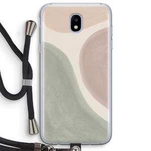 CaseCompany Geo #6: Samsung Galaxy J5 (2017) Transparant Hoesje met koord