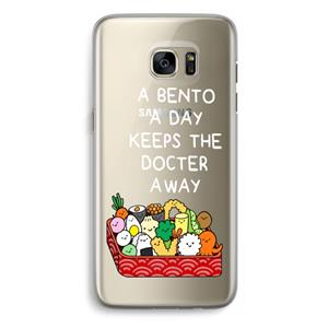 CaseCompany Bento a day: Samsung Galaxy S7 Edge Transparant Hoesje