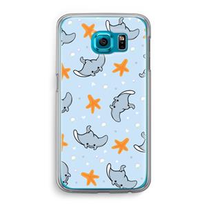 CaseCompany Manta: Samsung Galaxy S6 Transparant Hoesje