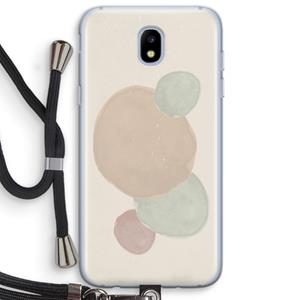 CaseCompany Geo #9: Samsung Galaxy J5 (2017) Transparant Hoesje met koord