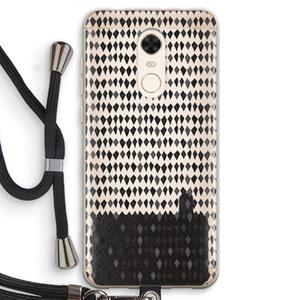 CaseCompany Crazy shapes: Xiaomi Redmi 5 Transparant Hoesje met koord