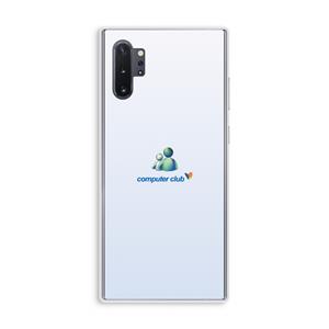 CaseCompany MSN: Samsung Galaxy Note 10 Plus Transparant Hoesje