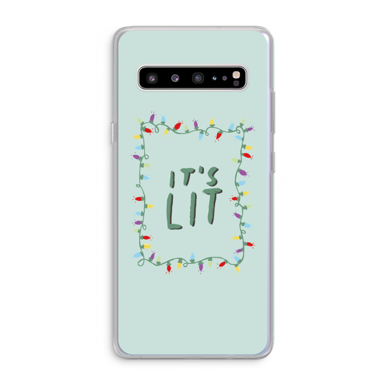 CaseCompany It's Lit: Samsung Galaxy S10 5G Transparant Hoesje
