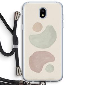 CaseCompany Geo #10: Samsung Galaxy J5 (2017) Transparant Hoesje met koord