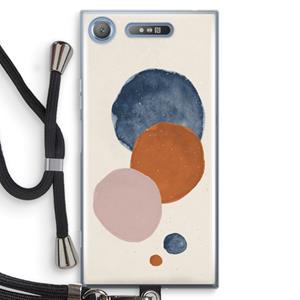 CaseCompany Geo #4: Sony Xperia XZ1 Transparant Hoesje met koord